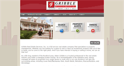 Desktop Screenshot of gribblerealestate.com